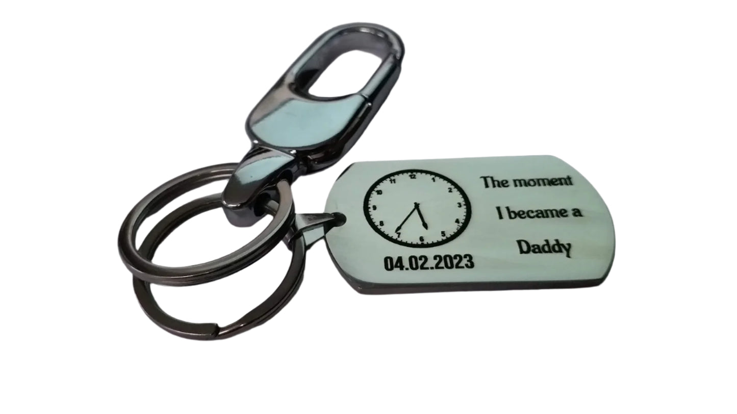 Metal Customized Engraved Keychain