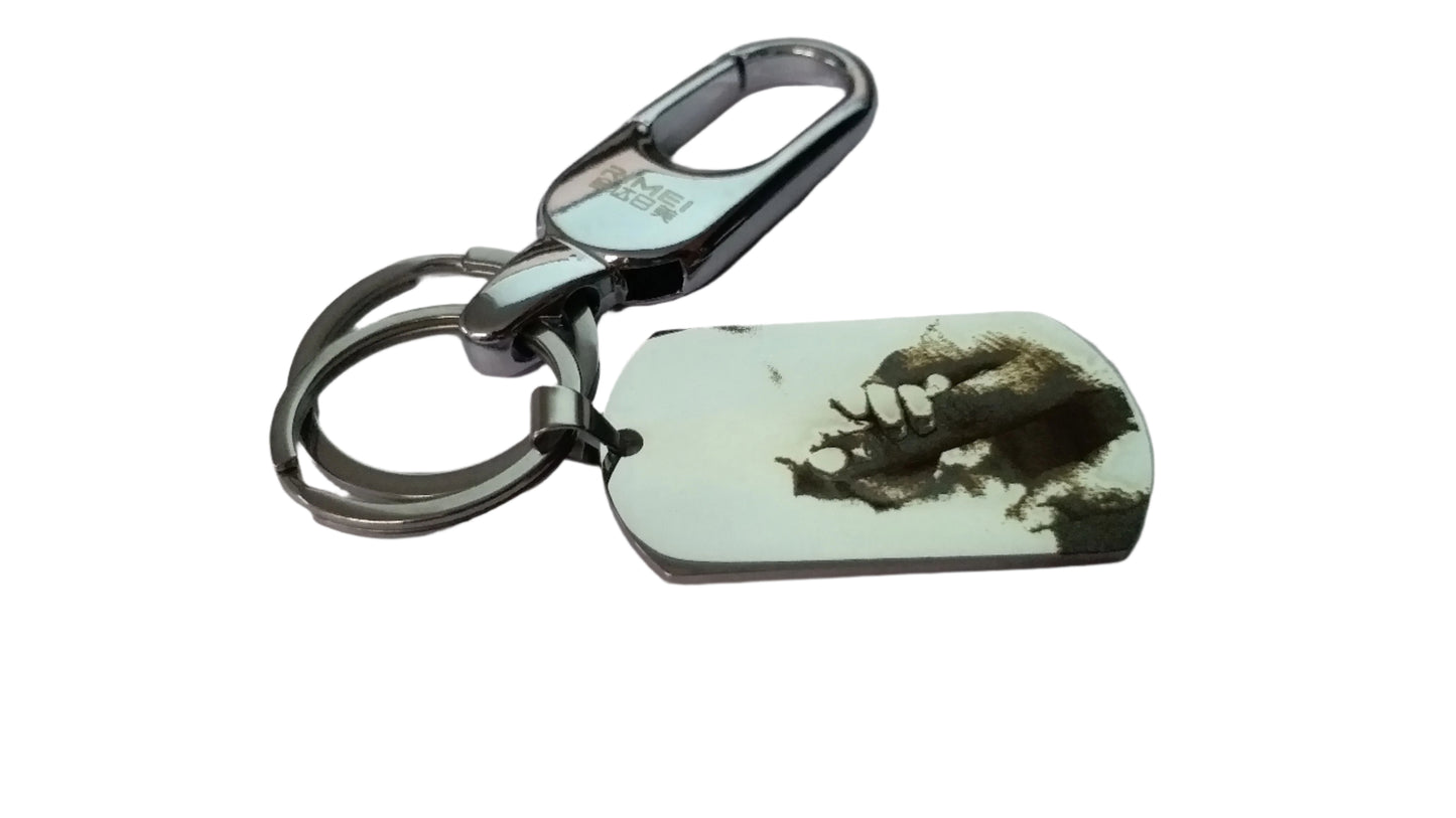 Metal Customized Engraved Keychain