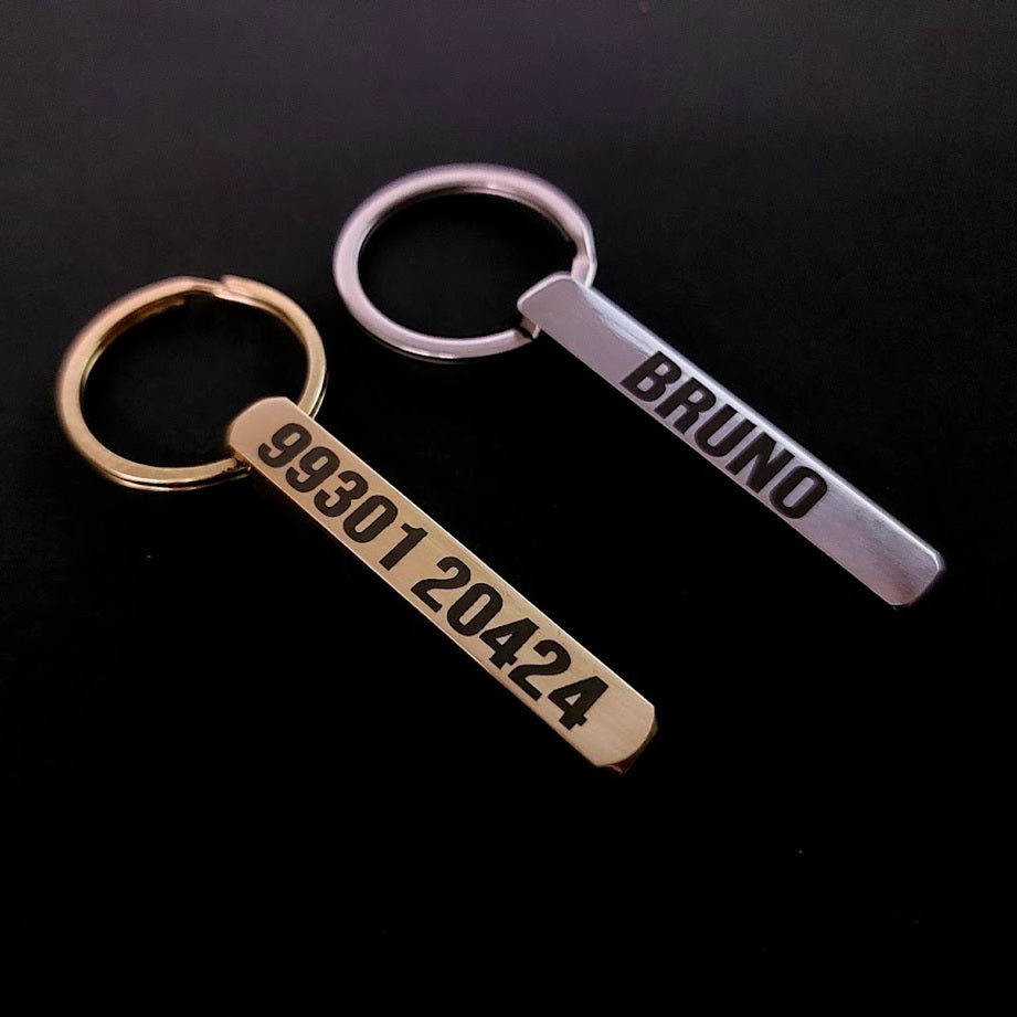 Custom name tag Steel Bar 8mm Customized for Pet Dog.