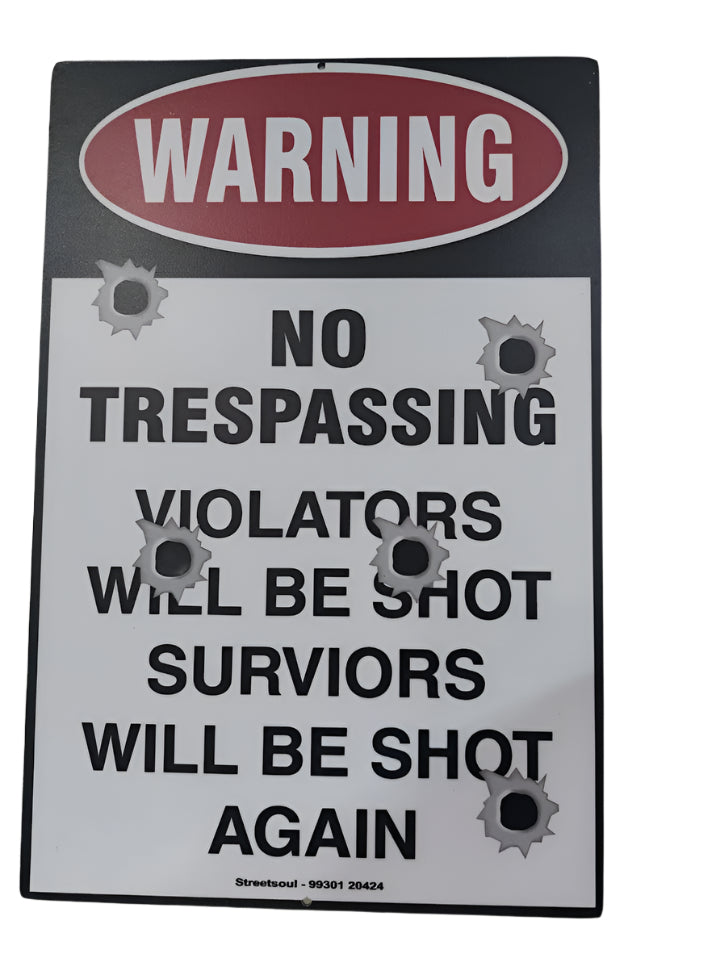 Sign Board with Humor for Doors Gates Walls