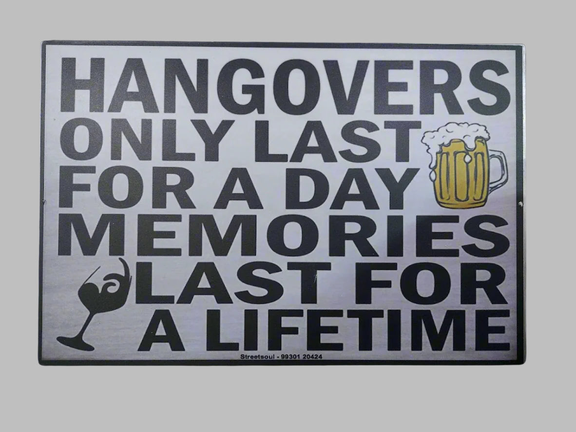Sign Board with Humor for Doors Gates Walls