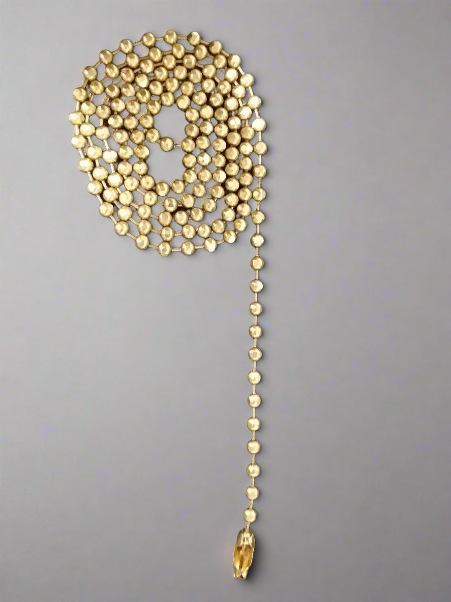 Pure Brass Bead Ball Chain 3.2 mm