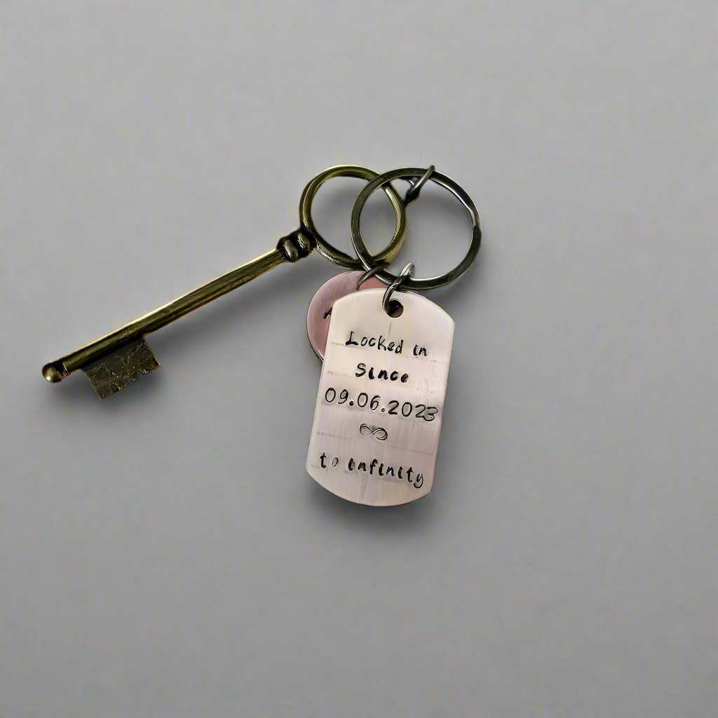 Personalized Copper Keyring