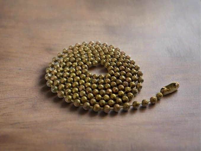 Pure Brass Bead Ball Chain 3.2 mm