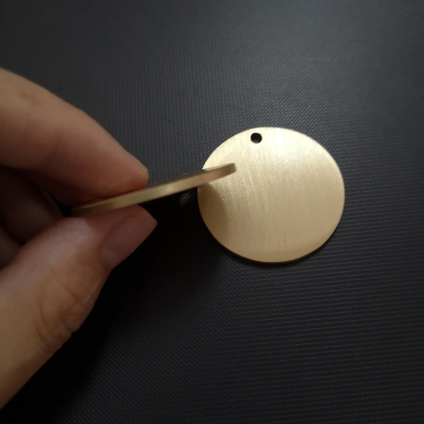 Numbered Brass Tags with Key Rings