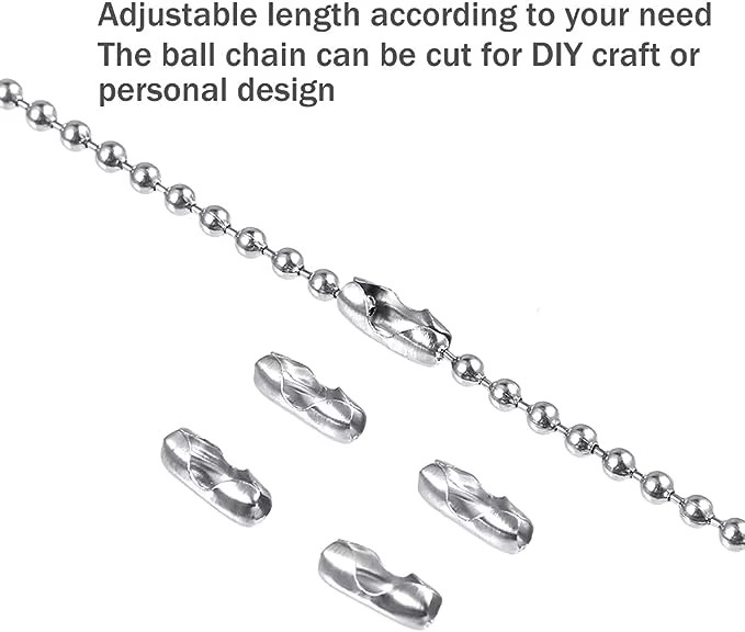 Men's Round Ball Chain 3mm Thickness