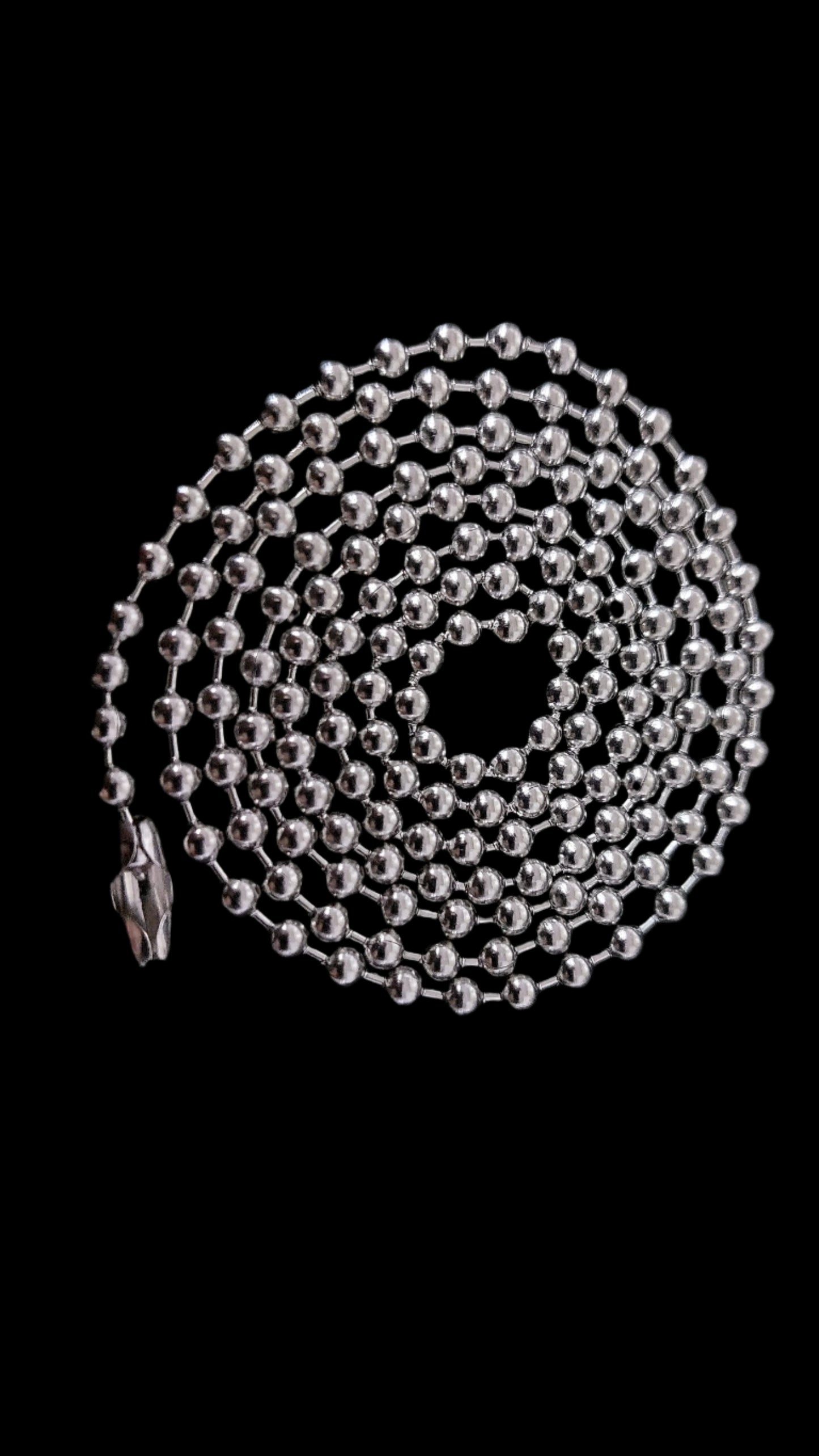 Men's Round Ball Chain 3mm Thickness