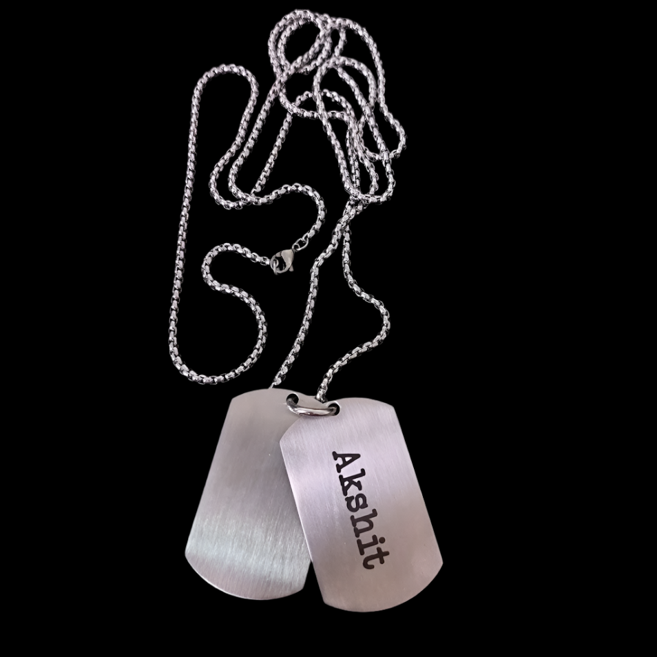 Durable Stainless Steel Dog Tags – Military-Grade Identification & Customization