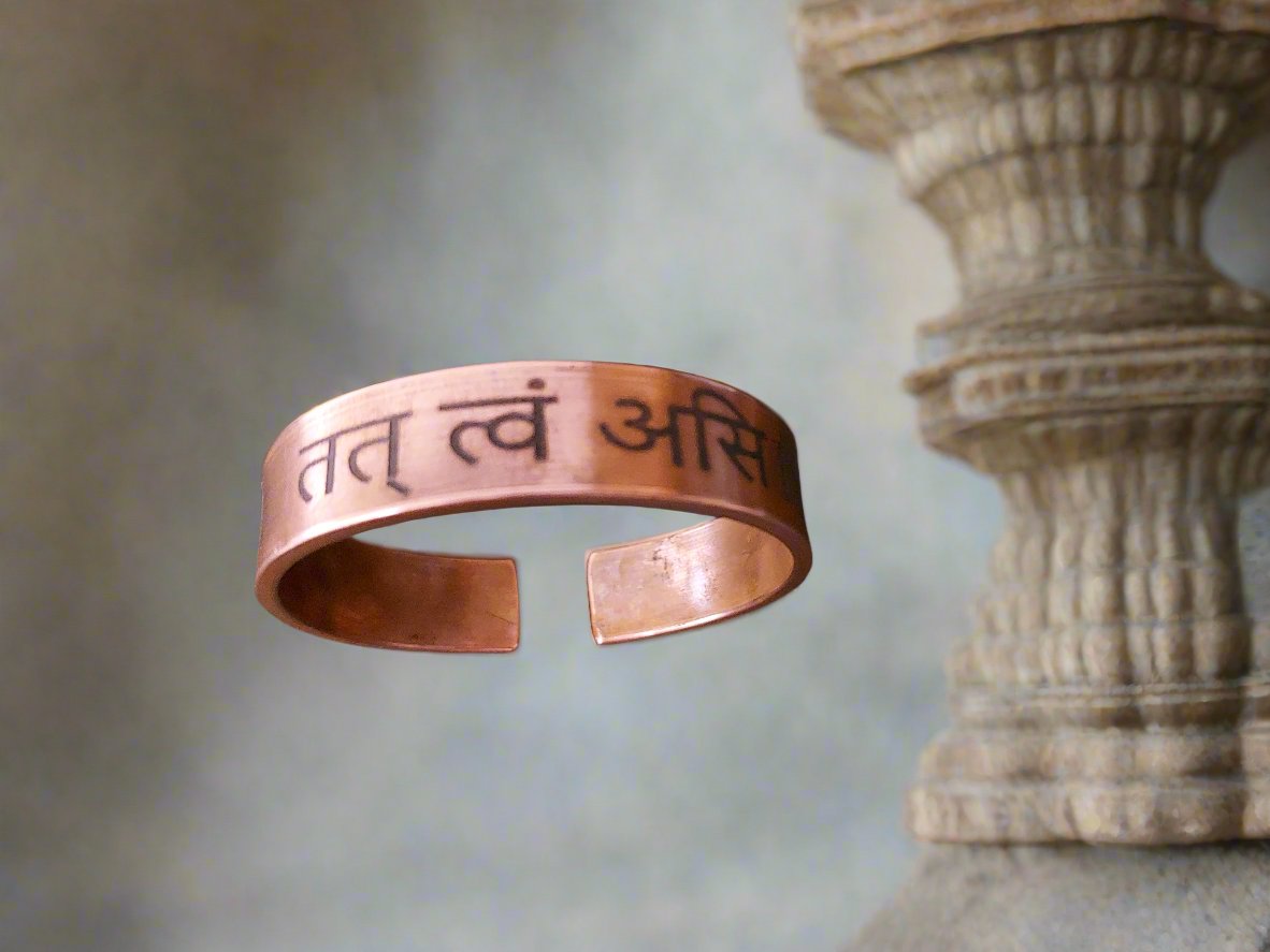 Streetsoul Custom / Personalized Cuff Kada Pure Solid Copper Bracelet 15mm Width 3mm Thickness Gift For Men