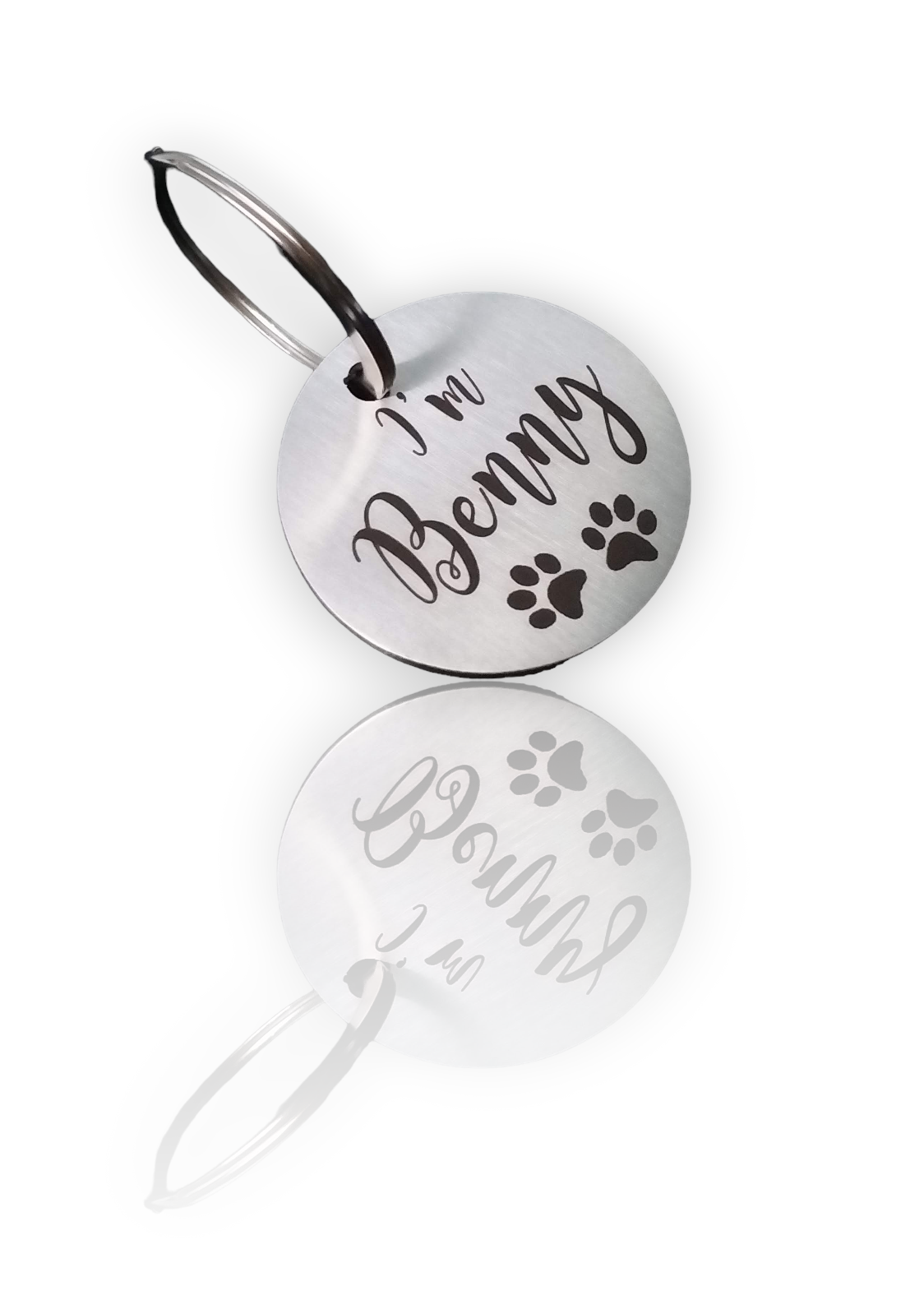 Personalised dog name tags Pet ID Personalized Stainless Steel Engraved Tag for Pet Dog, Cat ID Customized Dog Tag