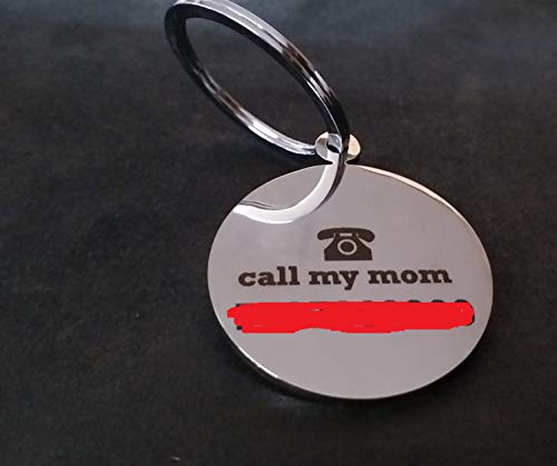 Personalised dog name tags Pet ID Personalized Stainless Steel Engraved Tag for Pet Dog, Cat ID Customized Dog Tag
