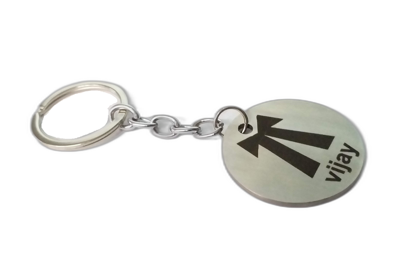 Custom Steel Keyring