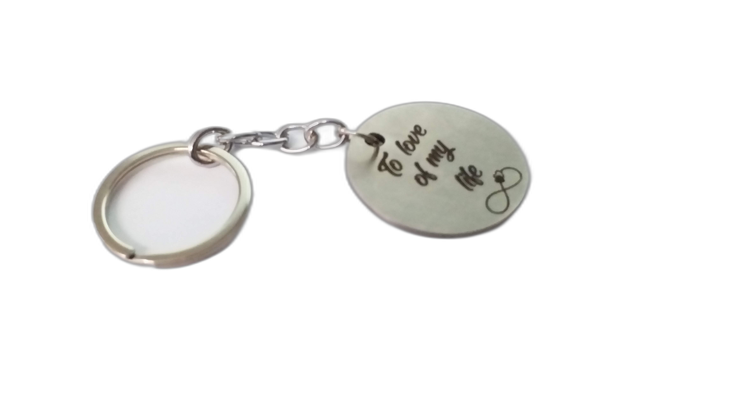 Custom Steel Keyring