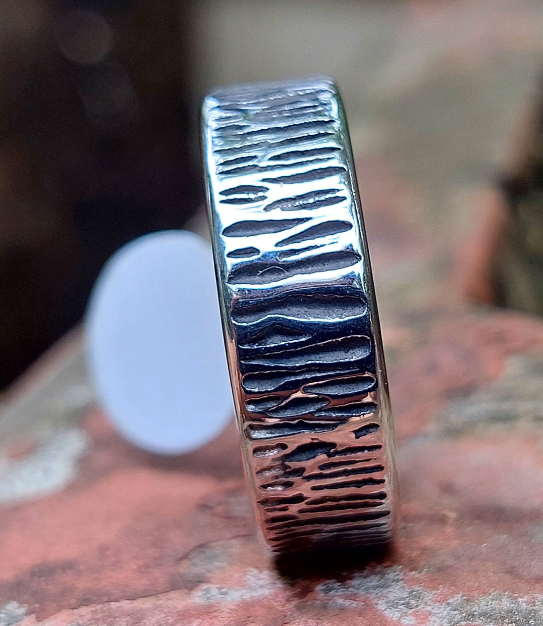 Bark Tree Finger Ring
