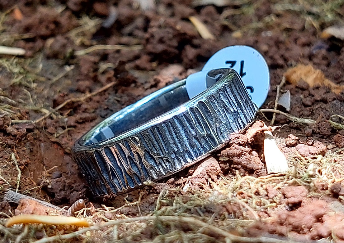 Bark Tree Finger Ring