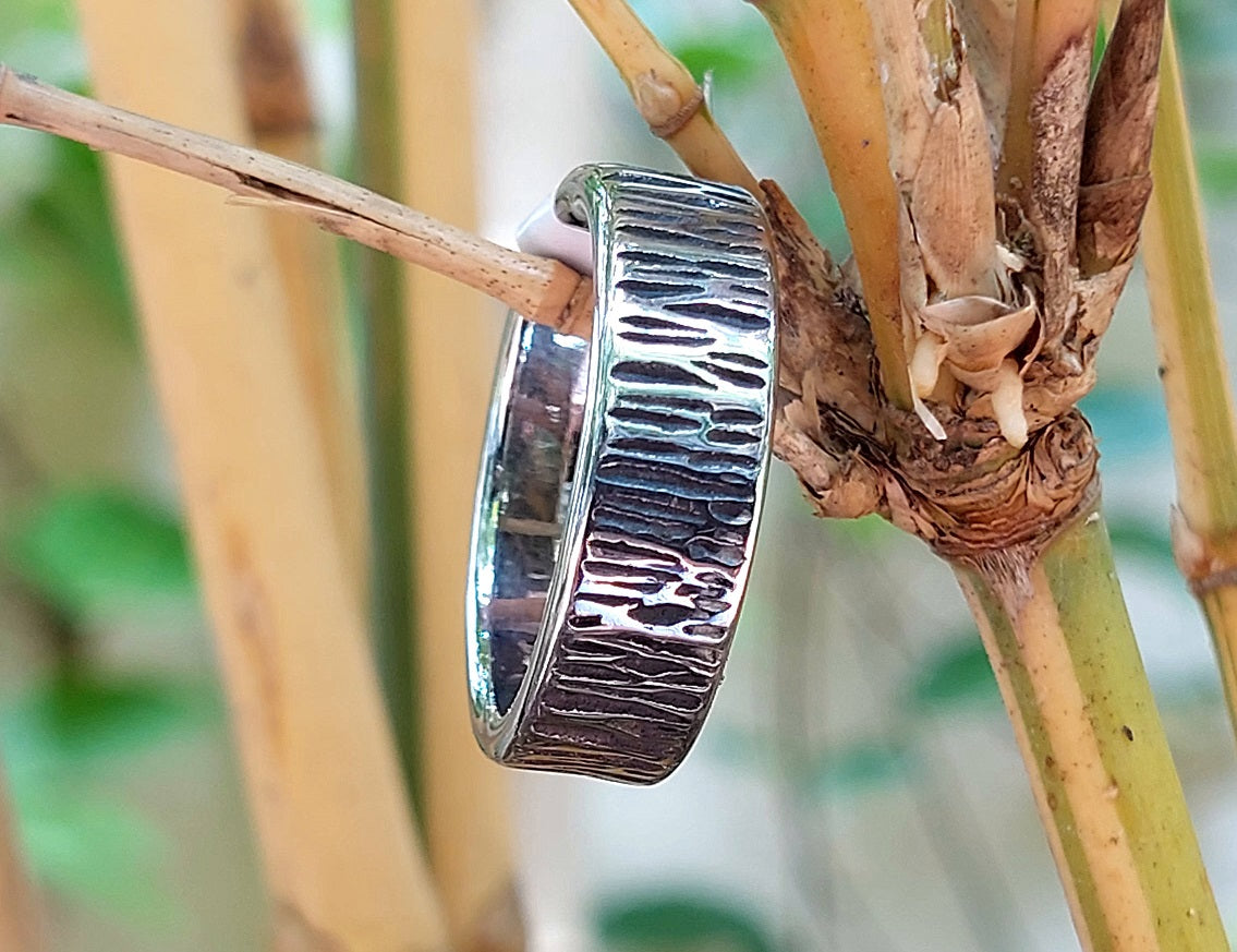 Bark Tree Finger Ring
