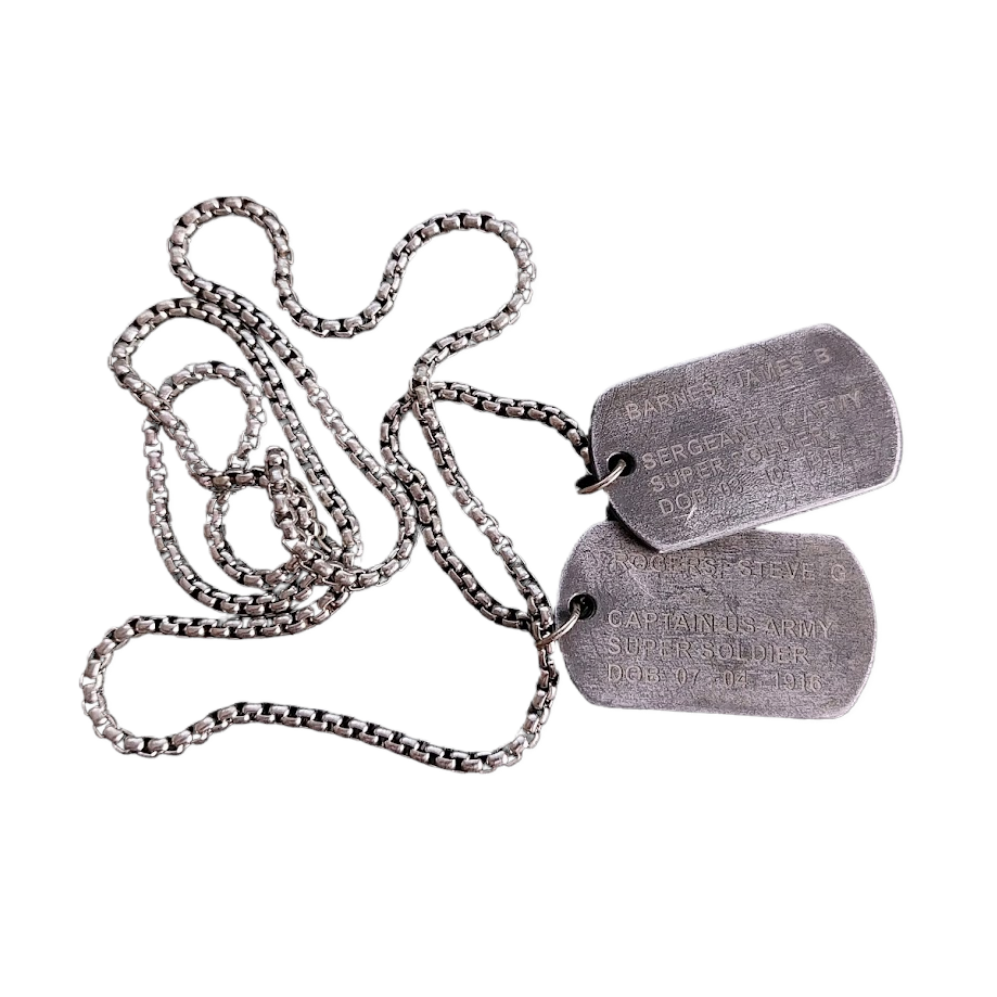 Aluminum  3 mm thickness military tag dog tag pre-oxidized light weight, deep engraved, custom text