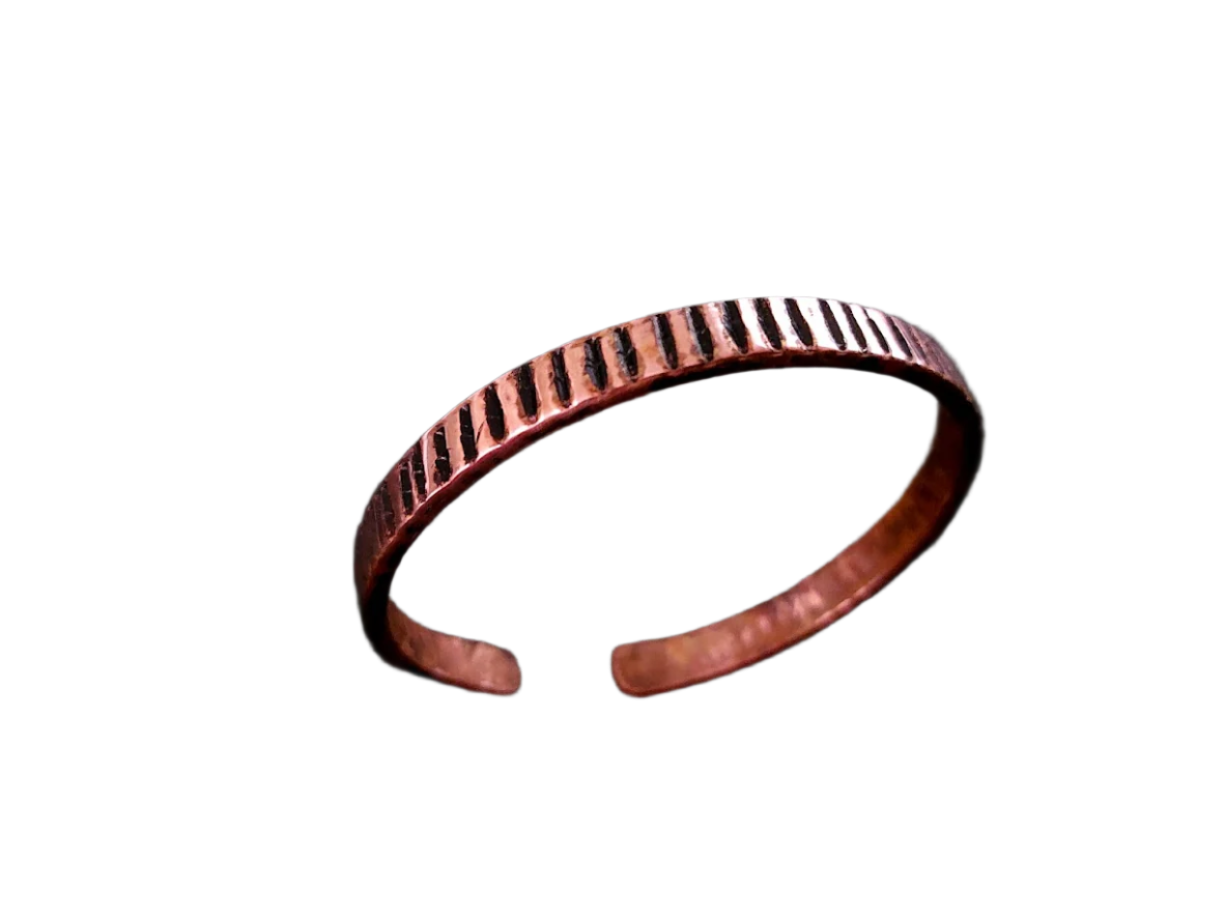 Rustic Hand Crafted Adjustable Men Bracelet, Textured Copper Bracelet, Men's copper bracelet, simple men's copper bracelet Metal Cuff Kada