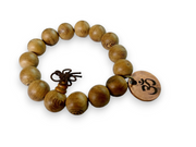 Bead bracelet Natural Wooden Bead Authentic Beautiful Wood Stretch for Men Women Meditation and Mantra Recitation