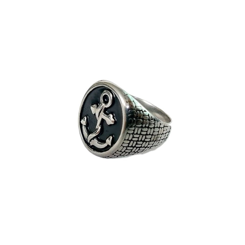 Anchor Silver Finger Ring