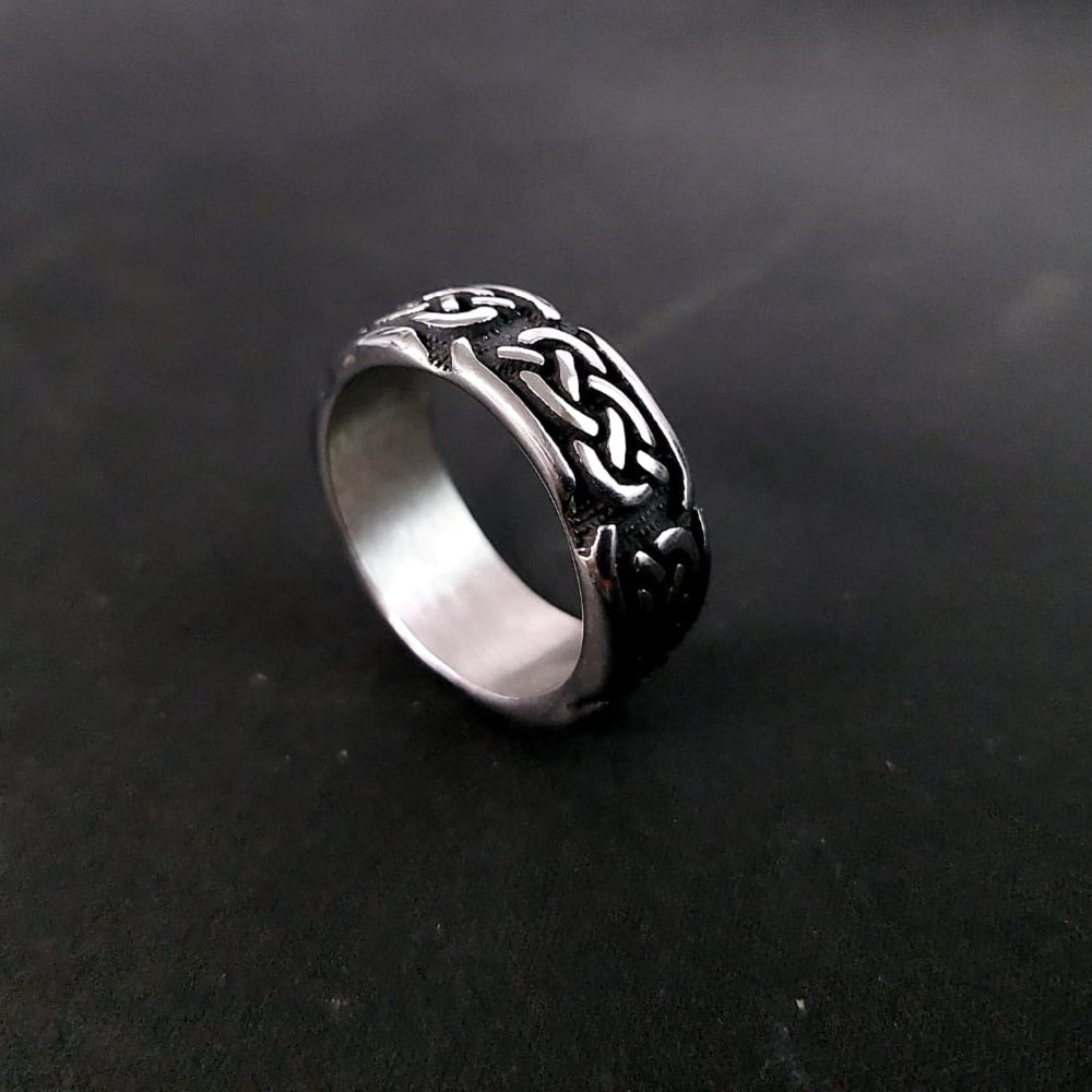 Links steel finger ring for men