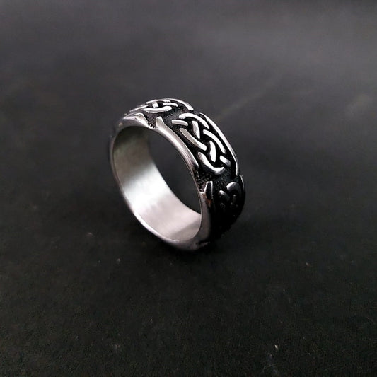 Links steel finger ring for men