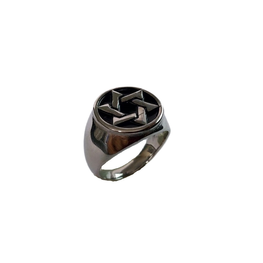 6 Point Star Talisman Finger Ring