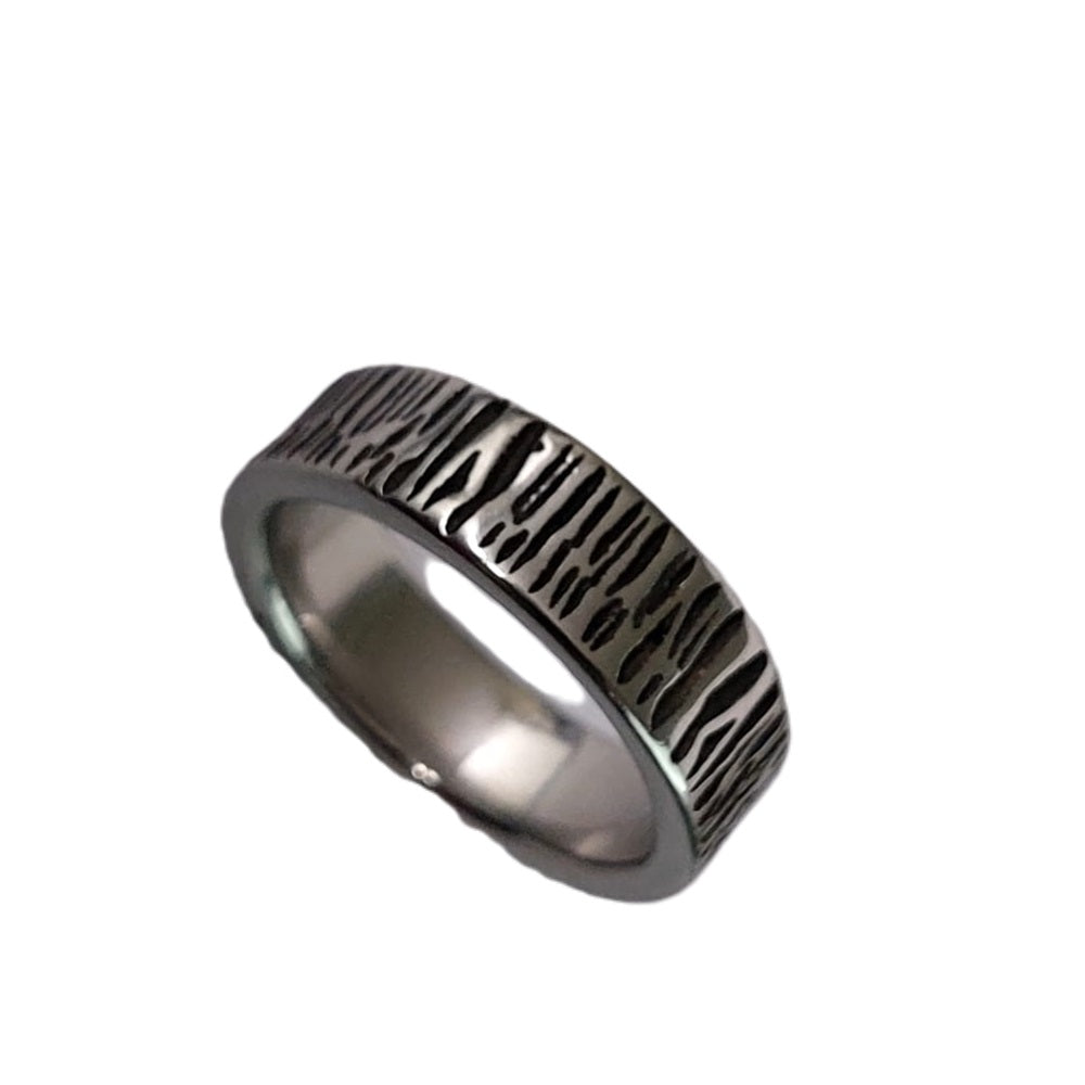 Bark Tree Finger Ring
