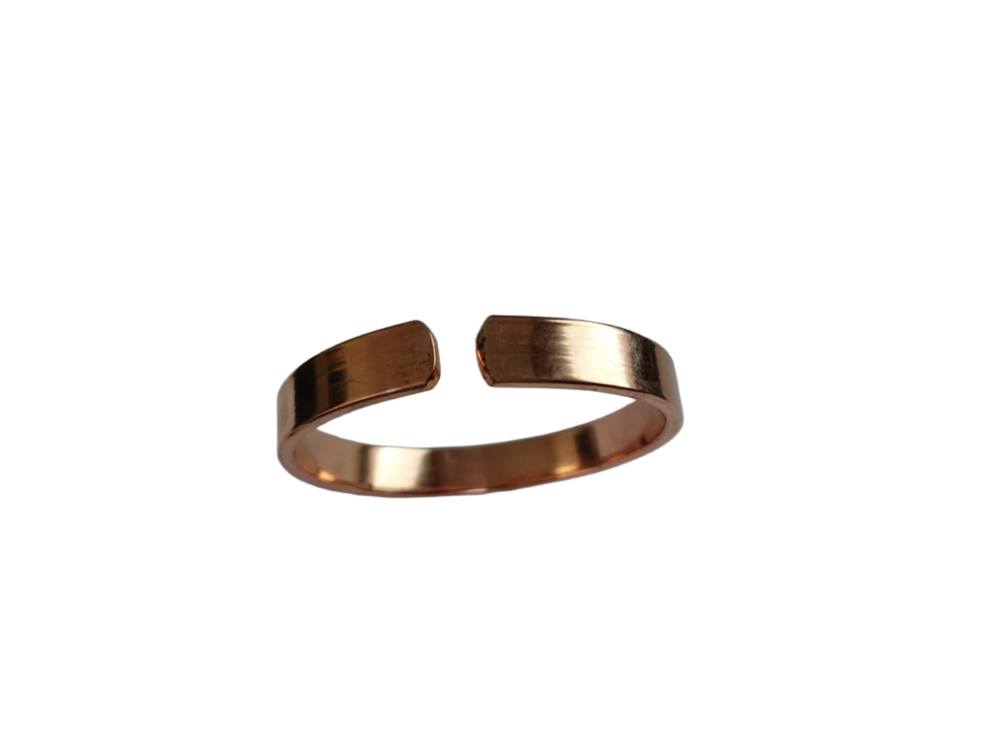 Pure Copper Kada Nepaliya Copper Kada for Astrology & Ayurveda Free Size For Men