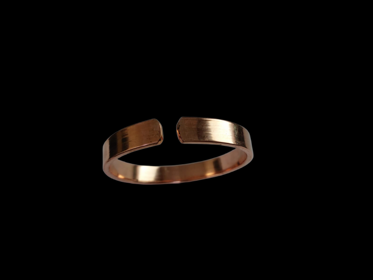 Pure Copper Kada Nepaliya Copper Kada for Astrology & Ayurveda Free Size For Men