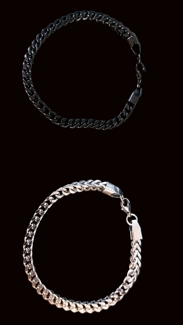 5mm franco chain bracelet clasp detail
