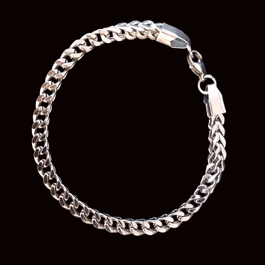 5mm franco chain bracelet both variants