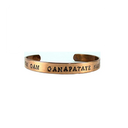 Streetsoul Copper Copper Ganpati bracelet Kada for Men & Boys (Copper)