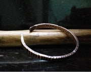 Rustic Hand Crafted Adjustable Men Bracelet, Textured Copper Bracelet, Men's copper bracelet, simple men's copper bracelet Metal Cuff Kada