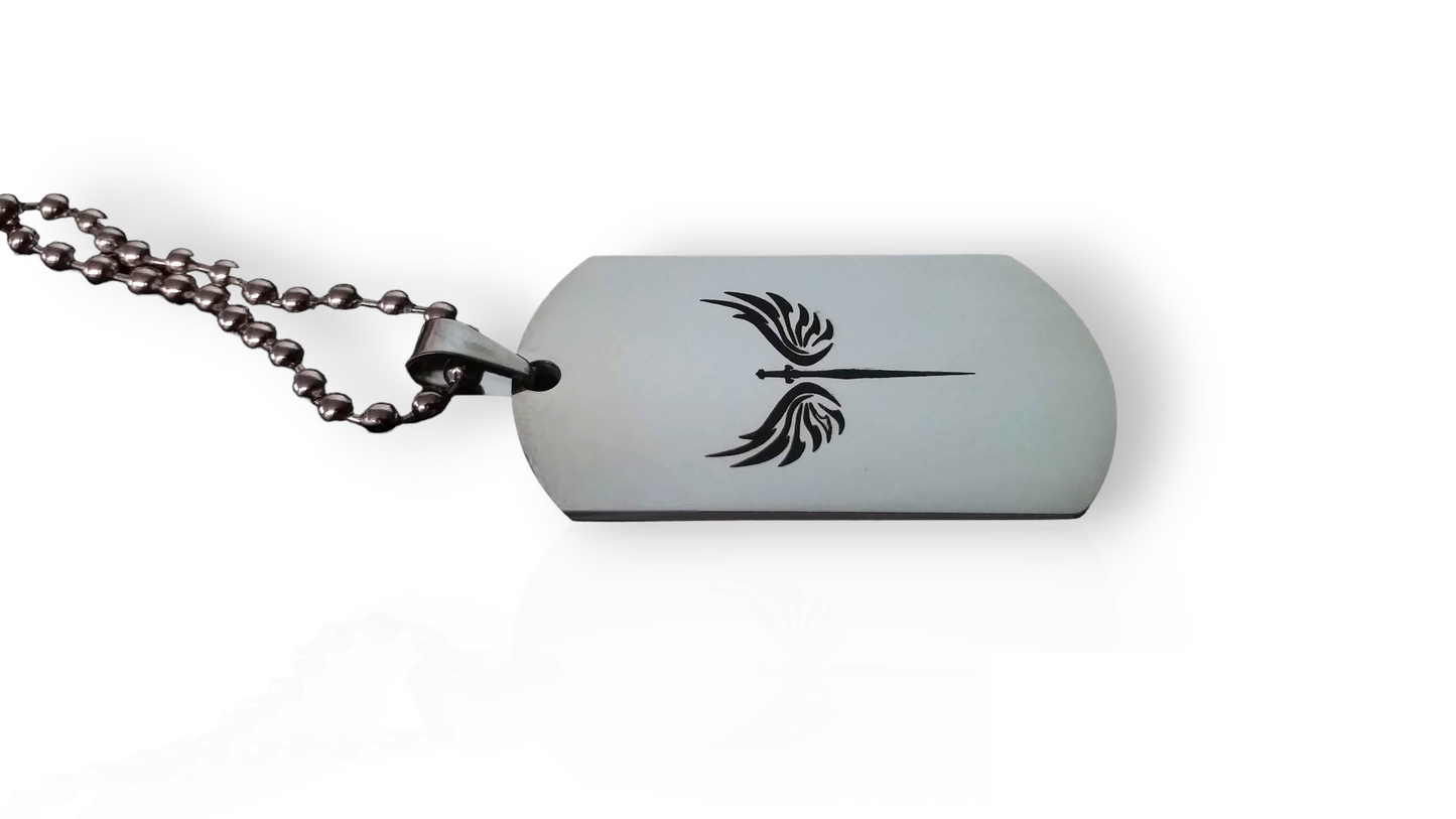 Streetsoul Customized army tag Engraved Stainless Steel Army Tag Necklace For Men