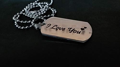 Streetsoul Customized army tag Engraved Stainless Steel Army Tag Necklace For Men