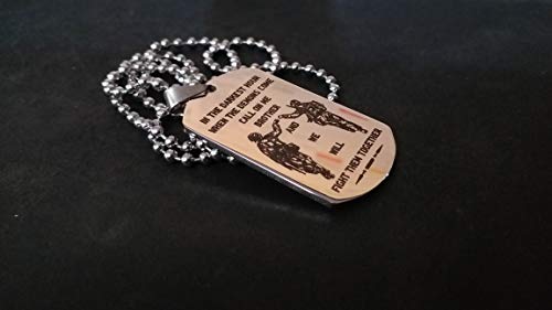 Streetsoul Customized army tag Engraved Stainless Steel Army Tag Necklace For Men