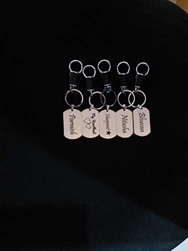 Metal Customized Engraved Keychain