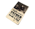 Laser-engraved custom photo wallet insert