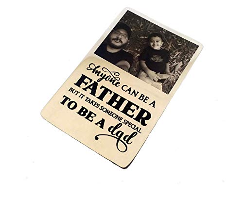 Streetsoul Wallet Insert Custom Photo Laser Engraved Wallet Insert Stainless Steel Wallet Insert Credit Card Size Gift