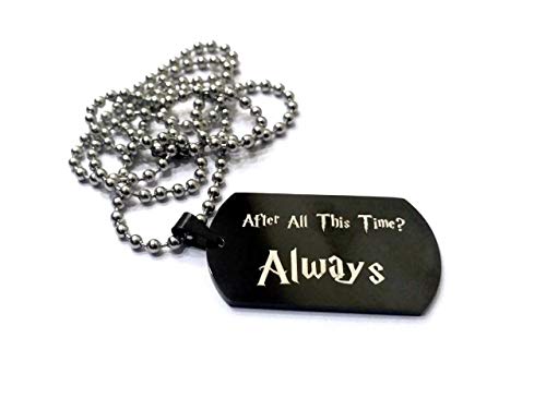 STREET SOUL Personalized Black Coated Stainless Steel 2 mm Army Dog Tag Pendant Necklace for Men