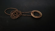 FARZI inspired Oxidized Brass chain and pendant.