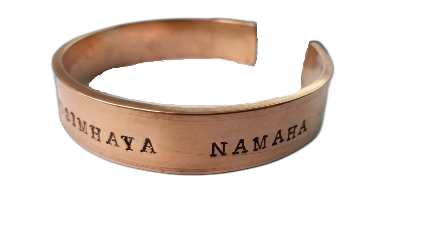 Streetsoul Custom / Personalized Cuff Kada Pure Solid Copper Bracelet 15mm Width 3mm Thickness Gift For Men